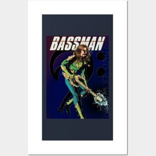 BASSMAN! Official Poster Posters and Art